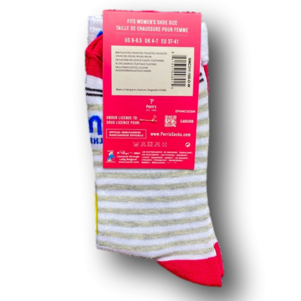 3/$20 The Smurfs Funny Novelty Crew Socks - Brand New - Picture 3 of 3